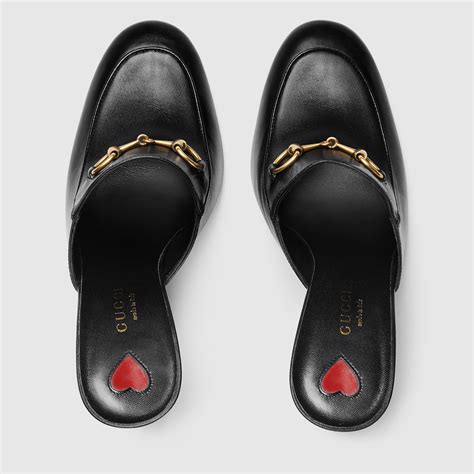 gucci women's princetown leather mules red or black|Gucci Princetown Mule (Women) .